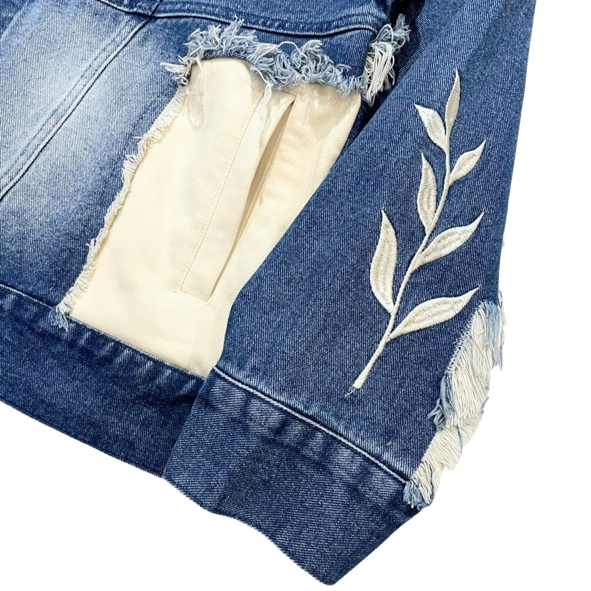 CHILLIN' -Break Denim Jacket- Blue