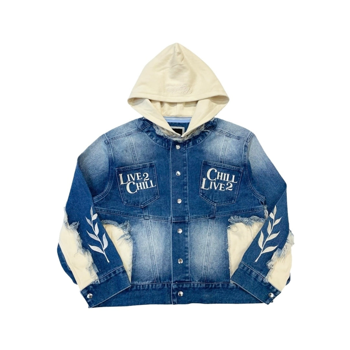 CHILLIN' -Break Denim Jacket- Blue
