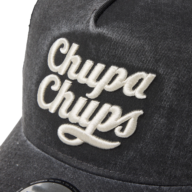 9FORTY A-Frame トラッカー Chupa Chups チュッパチャプス イタリアンウォッシュ ブラック【14863789】