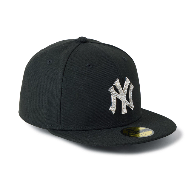 59FIFTY MLB パール バッジ Pearl Badge ニューヨーク・ヤンキース ブラック【14745148】