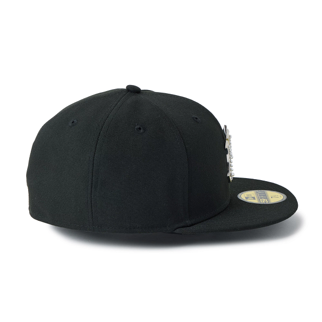 59FIFTY MLB パール バッジ Pearl Badge ニューヨーク・ヤンキース ブラック【14745148】