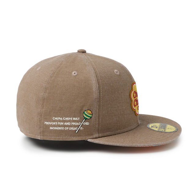 59FIFTY Chupa Chups チュッパチャプス イタリアンウォッシュ カーキ【14863804】