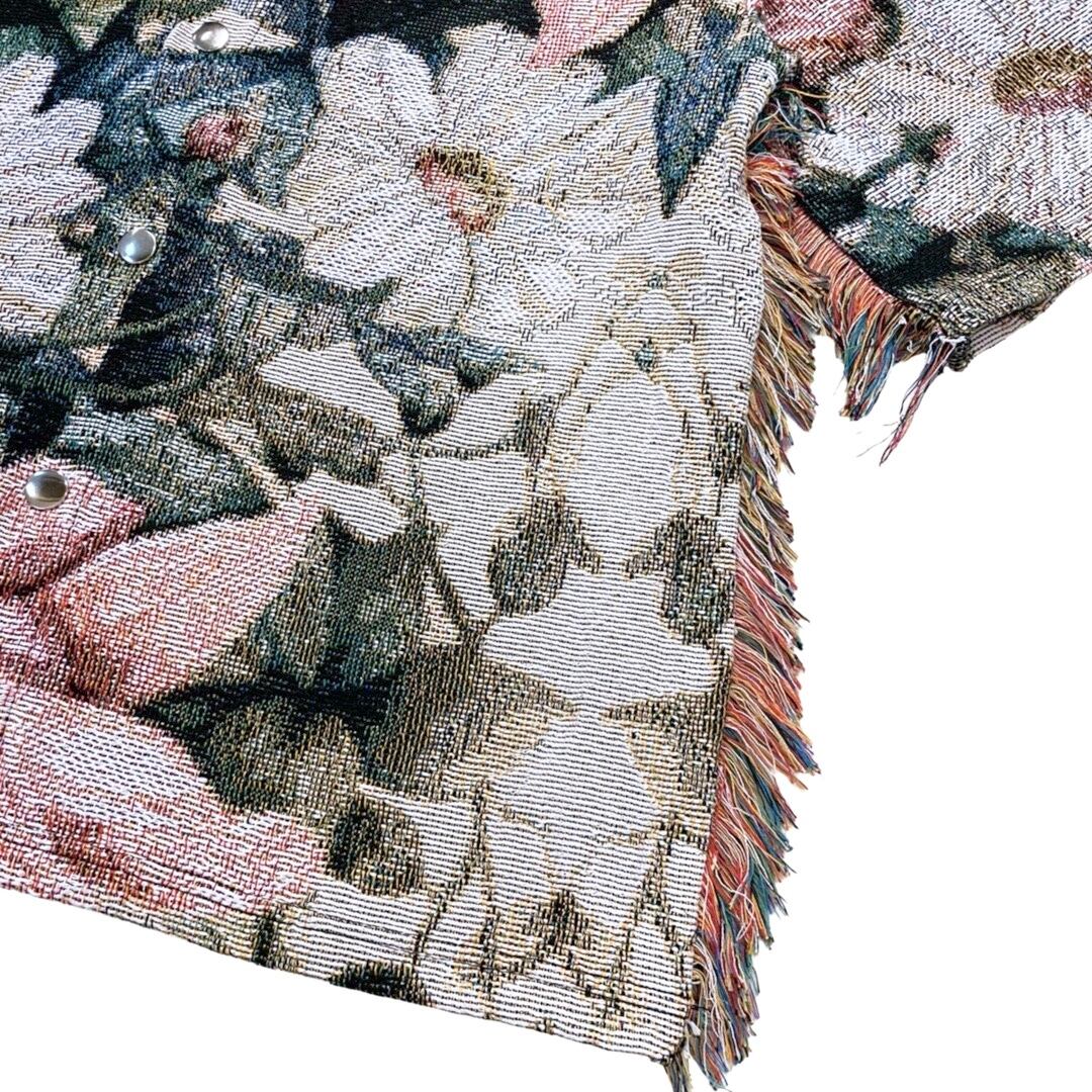 CHILLIN' -FLOWER TAPESTRY HOODIE-