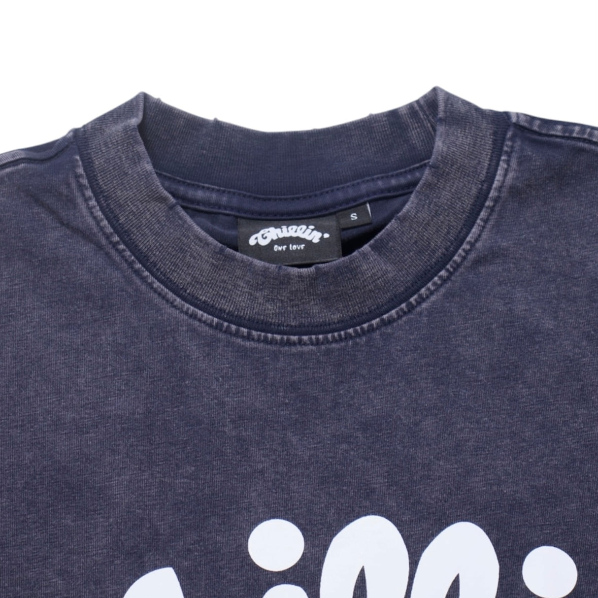 CHILLIN' Women's Big Logo Pigment Cropped S/Tee
