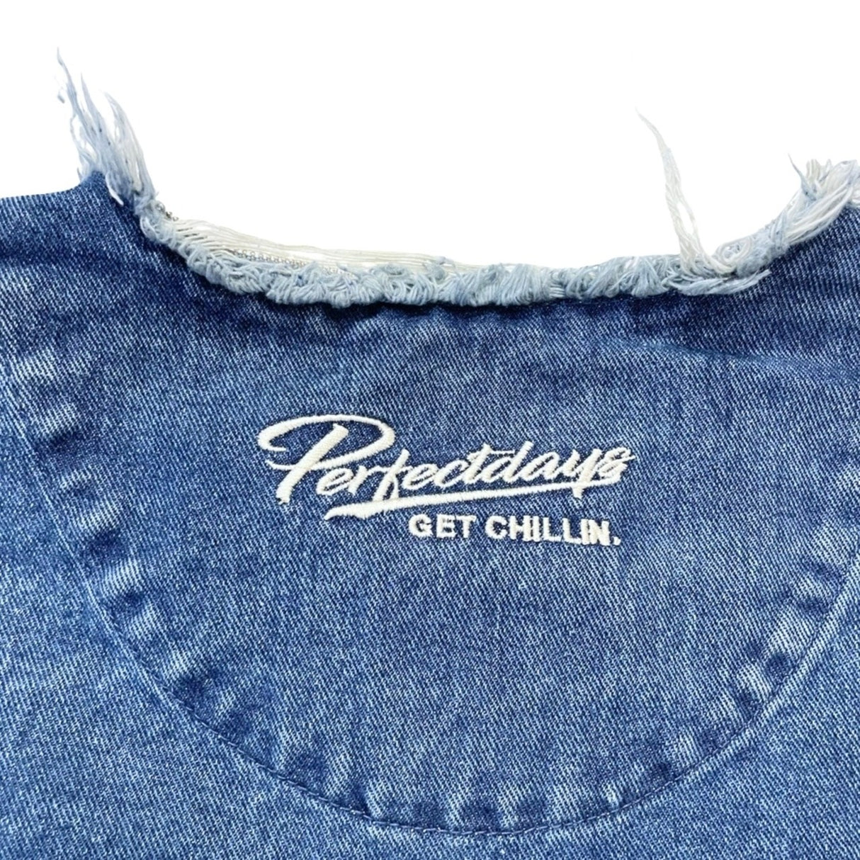 CHILLIN' -Break Denim Jacket- Blue
