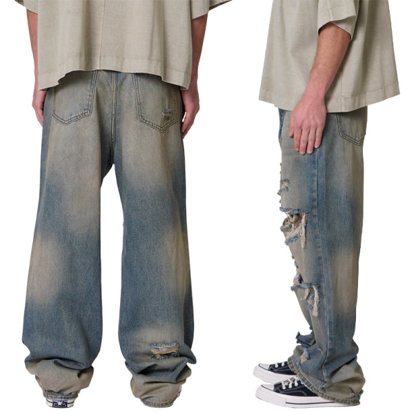 mnml(ミニマル)Ultra Baggy Orange Dusted Denim Blue 25ml-aw114d