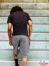 シェフパンツ Chef Pants Short Front Pocket Hickory Black
