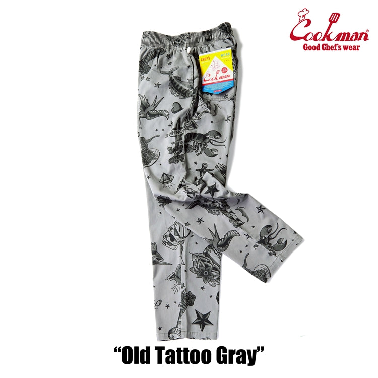 Chef Pants Old Tattoo Gray