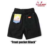 シェフパンツ Chef Pants Short Front pocket Black