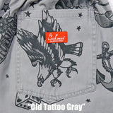 シェフパンツ Chef Pants Short Old Tattoo Gray