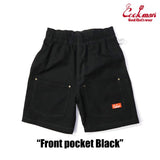シェフパンツ Chef Pants Short Front pocket Black