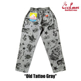 Chef Pants Old Tattoo Gray