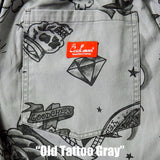Chef Pants Old Tattoo Gray