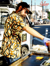 ワークシャツ Work Shirts Short Sleeve Light Tribal Camo Beige