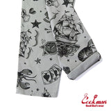 Chef Pants Old Tattoo Gray