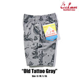 シェフパンツ Chef Pants Short Old Tattoo Gray