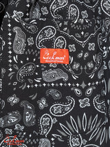 シェフパンツ Chef Pants Short Light Paisley Black