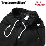 シェフパンツ Chef Pants Short Front pocket Black