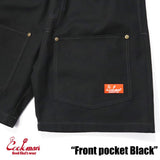 シェフパンツ Chef Pants Short Front pocket Black