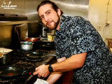 ワークシャツ Work Shirts Short Sleeve Light Paisley Black