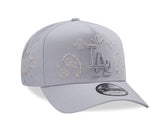 【海外買付品】NEW ERA Los Angeles Dodgers Rear Arch Gray 9Forty A-Frame Snapback