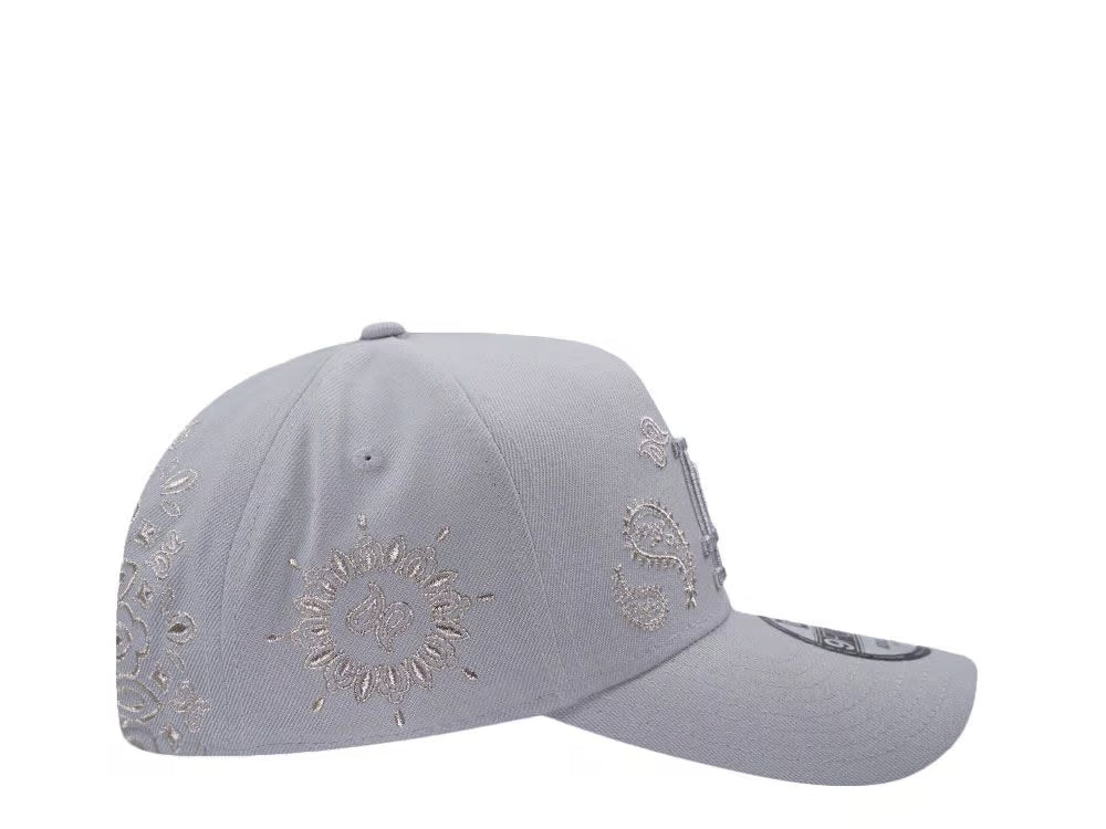 【海外買付品】NEW ERA Los Angeles Dodgers Rear Arch Gray 9Forty A-Frame Snapback
