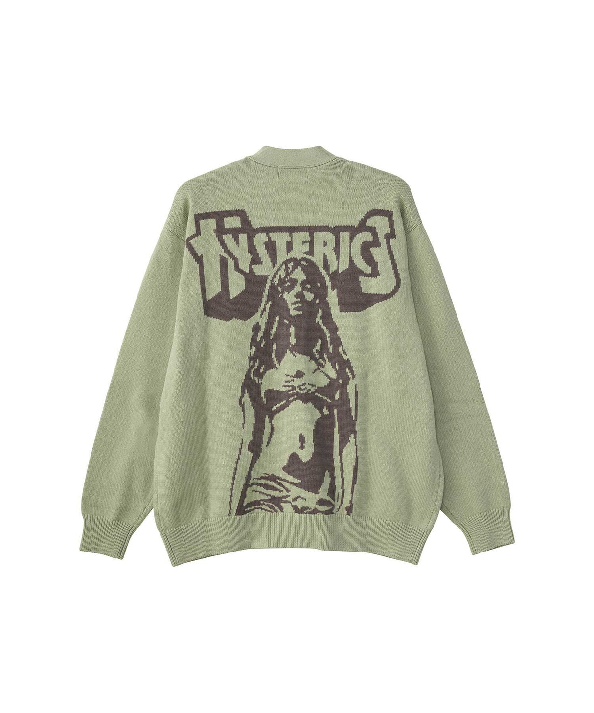 HYSTERIC GLAMOUR　BAD ASS MAMA編込 カーディガン