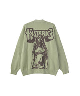 HYSTERIC GLAMOUR　BAD ASS MAMA編込 カーディガン