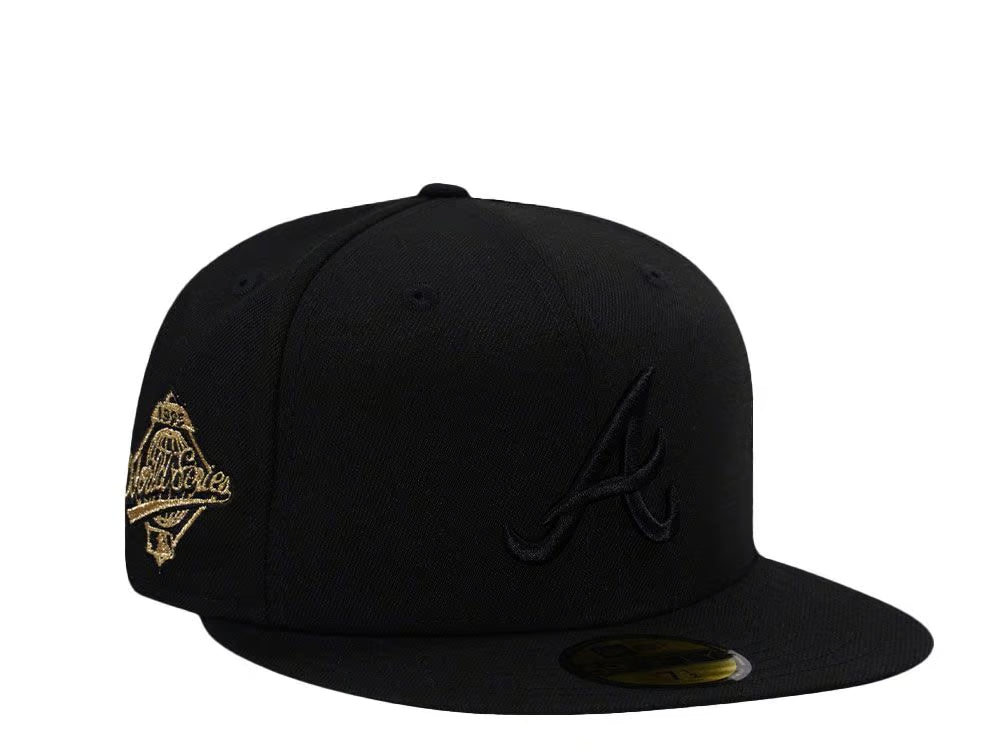 【海外買付品】NEW ERA 59FIFTY ATLANTA BRAVES WORLD SERIES 1995 BLACK