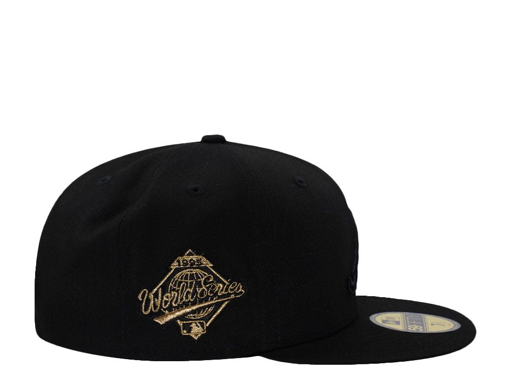 【海外買付品】NEW ERA 59FIFTY ATLANTA BRAVES WORLD SERIES 1995 BLACK