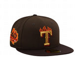 【海外買付品】NEW ERA 59FIFTY TEXAS RANGERS 40TH ANNIVERSARY WALNUT TWO TONE