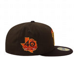 【海外買付品】NEW ERA 59FIFTY TEXAS RANGERS 40TH ANNIVERSARY WALNUT TWO TONE