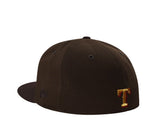 【海外買付品】NEW ERA 59FIFTY TEXAS RANGERS 40TH ANNIVERSARY WALNUT TWO TONE
