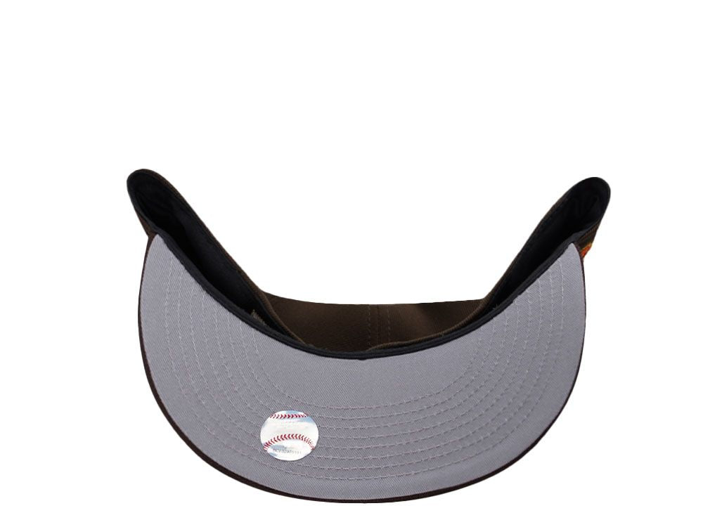 【海外買付品】NEW ERA 59FIFTY TEXAS RANGERS 40TH ANNIVERSARY WALNUT TWO TONE