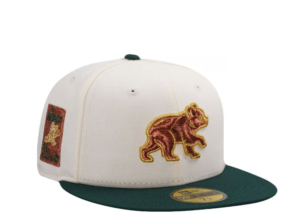 【海外買付品】NEW ERA 59FIFTY CHICAGO CUBS BE ALERT CHROME TWO TONE