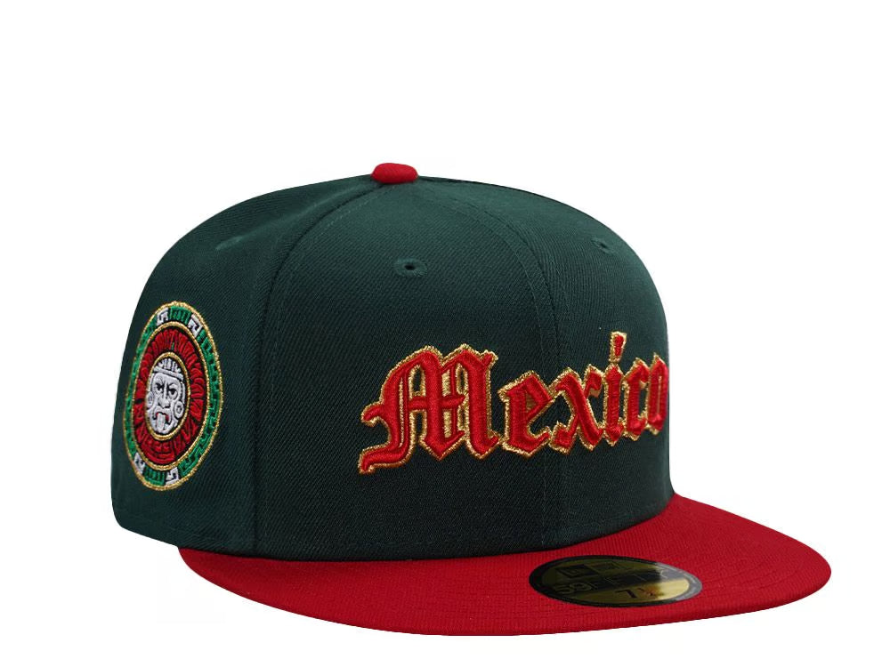 【海外買付品】NEW ERA 59FIFTY MEXICO DARK GREEN TWO TONE