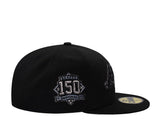 【海外買付品】NEW ERA 59FIFTY ATLANTA BRAVES 150TH ANNIVERSARY BLACK