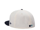 【海外買付品】NEW ERA 59FIFTY SEATTLE MARINERS 40TH ANNIVERSARY MERMAID CHROME TWO TONE