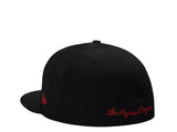 【海外買付品】NEW ERA 59FIFTY LOS ANGELES DODGERS SKULL METALLIC BLACK