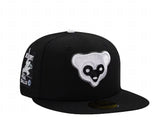【海外買付品】NEW ERA 59FIFTY CHICAGO CUBS BE ALERT BLACK