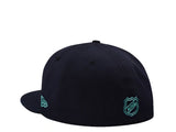 【海外買付品】NEW ERA 59FIFTY ANAHEIM DUCKS STANLEY CUP 2003 OCEAN BLUE