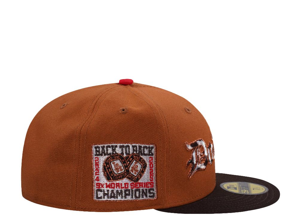 【海外買付品】NEW ERA 59FIFTY LOS ANGELES DODGERS WORLD SERIES 2025 BROWN TWO TONE