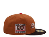 【海外買付品】NEW ERA 59FIFTY LOS ANGELES DODGERS WORLD SERIES 2025 BROWN TWO TONE