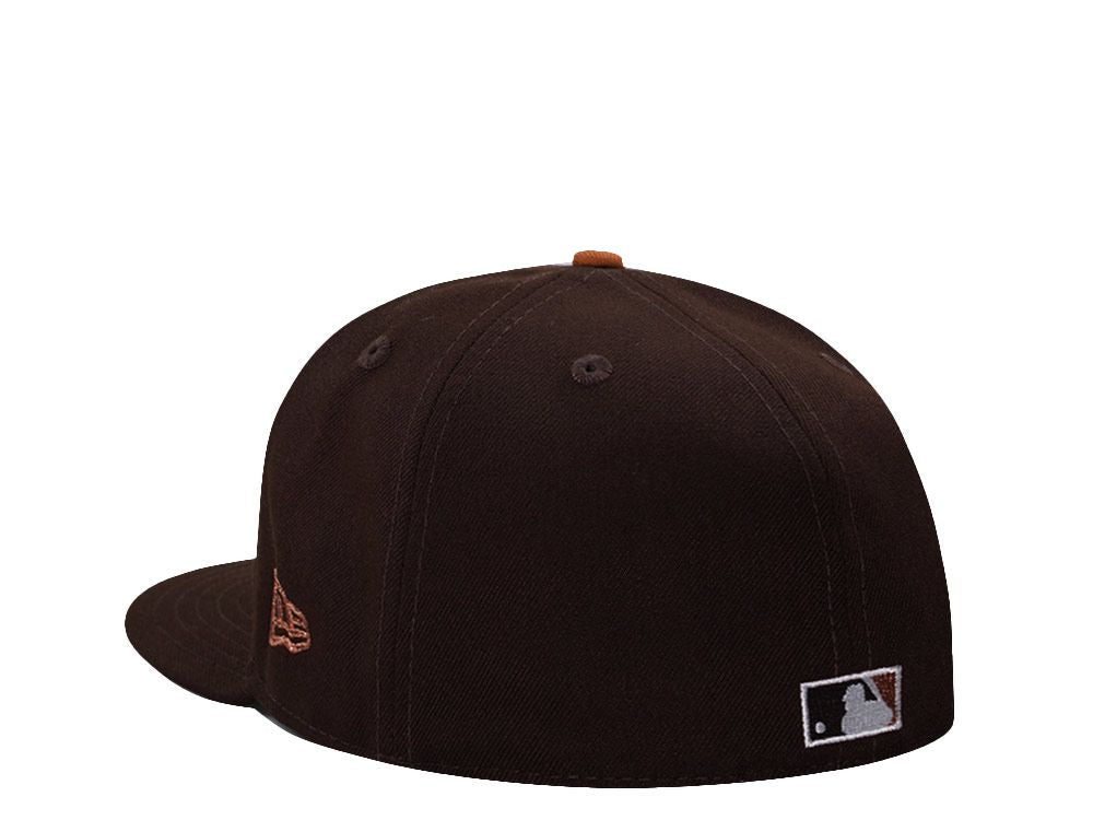 【海外買付品】NEW ERA 59FIFTY SEATTLE MARINERS 35TH ANNIVERSARY BURNT WOOD