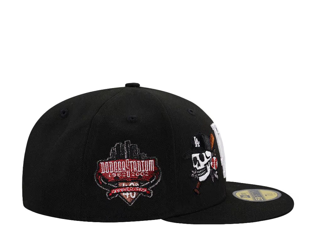 【海外買付品】NEW ERA 59FIFTY LOS ANGELES DODGERS 40TH ANNIVERSARY TATTOO BLACK
