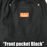 シェフパンツ Chef Pants Short Front pocket Black