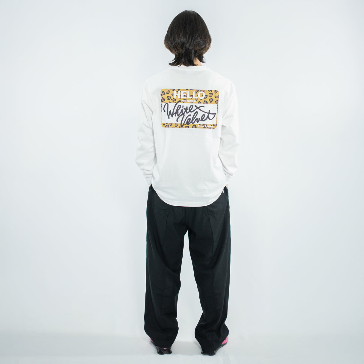 WHITE VELVET "My Name Is Leopard" L/S Tee/ホワイト ベルベット "マイネームイズ レオパード" ロングスリーブTシャツ