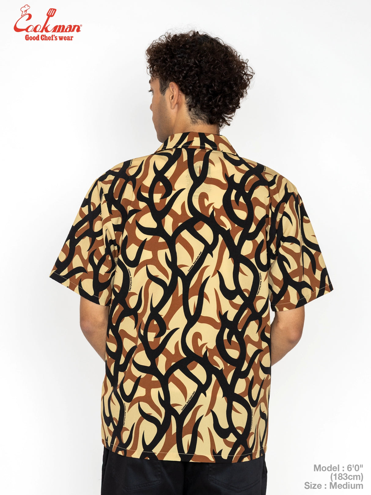 ワークシャツ Work Shirts Short Sleeve Light Tribal Camo Beige