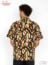 ワークシャツ Work Shirts Short Sleeve Light Tribal Camo Beige
