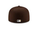 59FIFTY MLBオンフィールド サンディエゴ・パドレス オルタネイト バーントウッド【14524855】